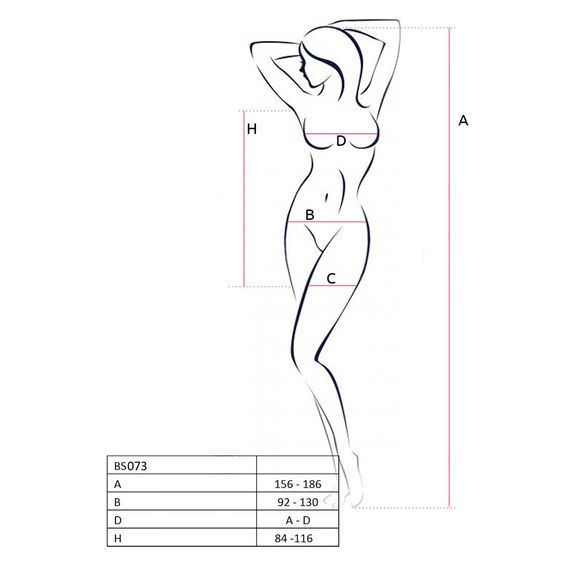 Откровенное платье-сетка Passion BS073 red | Зображення 3