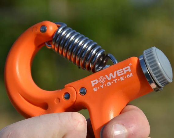 Еспандер кистьовий Power System PS-4021 з регульованим навантаженням 10-40 кг Power Hand Grip Orange (PS-4021_Orange) | Зображення 2