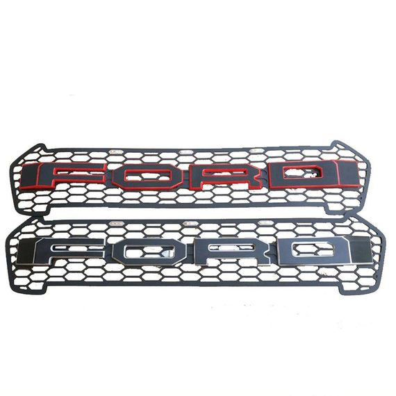 Передня решітка V1 Червона для Ford Ranger 2011↗ рр. | Зображення 1