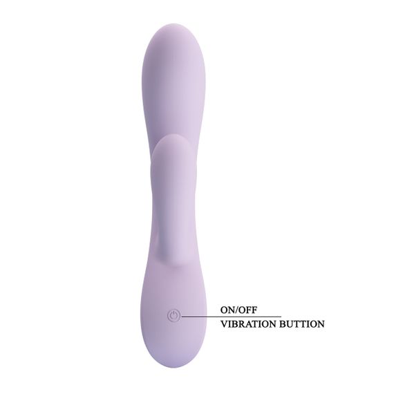 Вибратор-кролик Pretty Love Rosolyn фиолетовый, 19 х 3.6 см sexstyle | Зображення 7