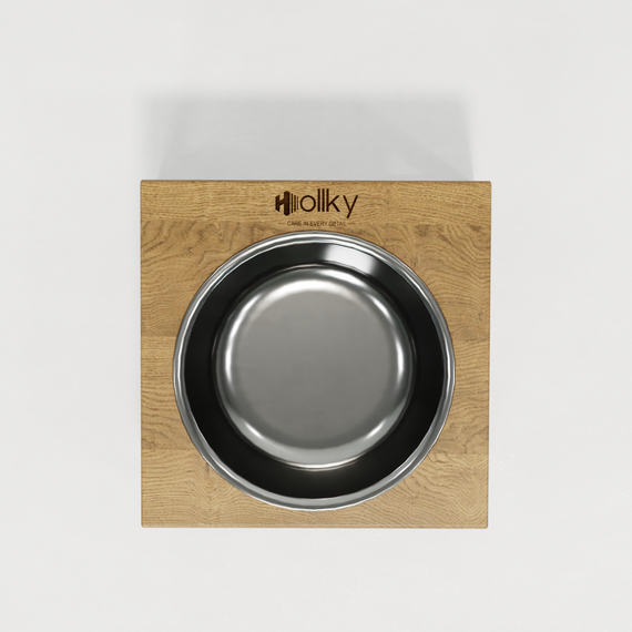 Миска на подставке для кошек и маленьких собак Hollky Base Solo S (1 × 0,45 л) Solo S-18187-BLNT | Зображення 9
