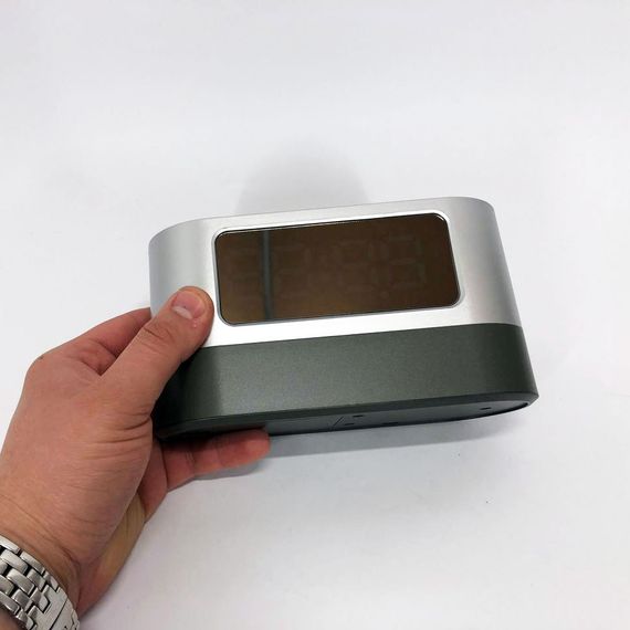 Годинник підставка для ручок 038, настільний електронний годинник з підсвічуванням, лід годинник настільний | Зображення 3