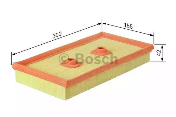 Фільтр повітряний SKODA OCTAVIA, AUDI A3, VW TOURAN, BOSCH (1457433315) | Зображення 4