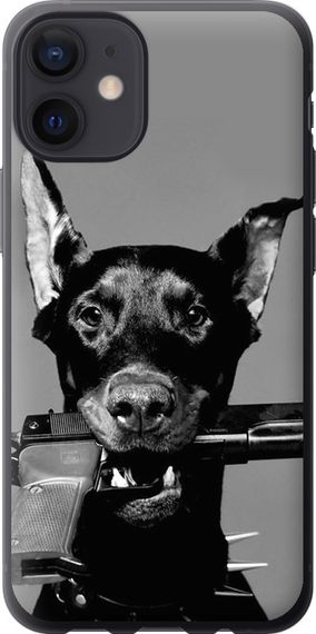 Чехол на iPhone 12 Mini Доберман "2745u-2071-17620"