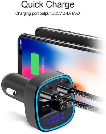 FM-трансмиттер Tickas Multifunction Wireless Car mp3 player | Зображення 1