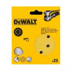 Шліфувальне коло самоклеюче DeWalt 125 мм зерно 80, 25 шт (DT3113XM)