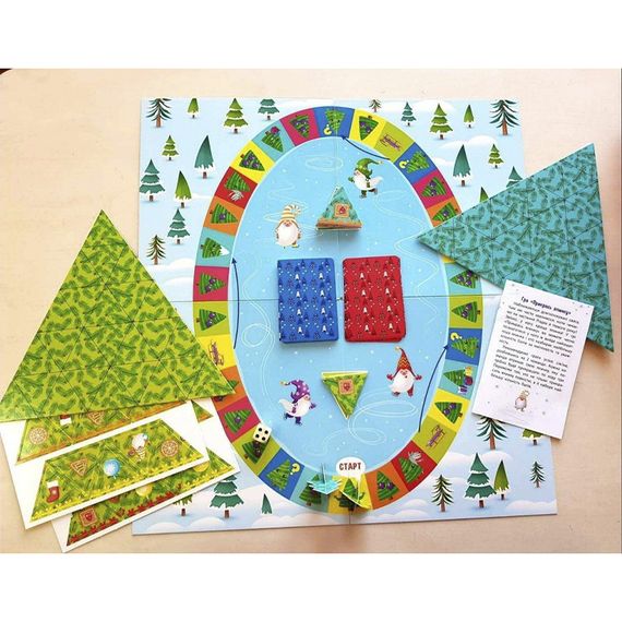 Дитячий ігровий набір "Прикрась ялинку" 21401 з гральним кубиком | Зображення 1