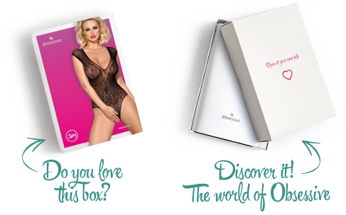 Бодістокінг із великої сітки з мереживом Obsessive B112 teddy S/M/L, чорний, з доступом, S/M/L | Зображення 5