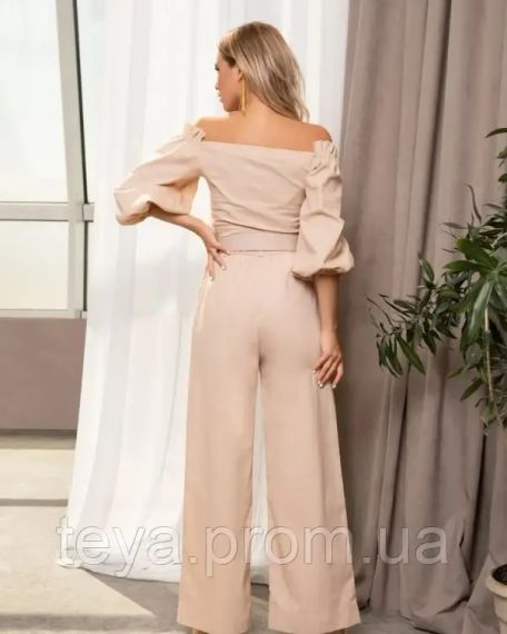 Костюм-колір бежевий розмір L FI_003443 | Зображення 2
