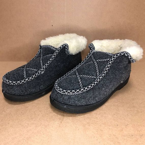 Черевики жіночі хутряні 39 розмір. KN-453 Колір: сірий | Зображення 6