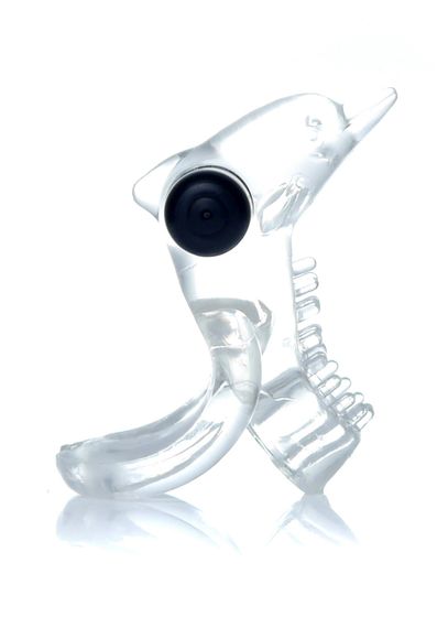 Ерекційне кільце - Dolphin Vibro CockRing Clear