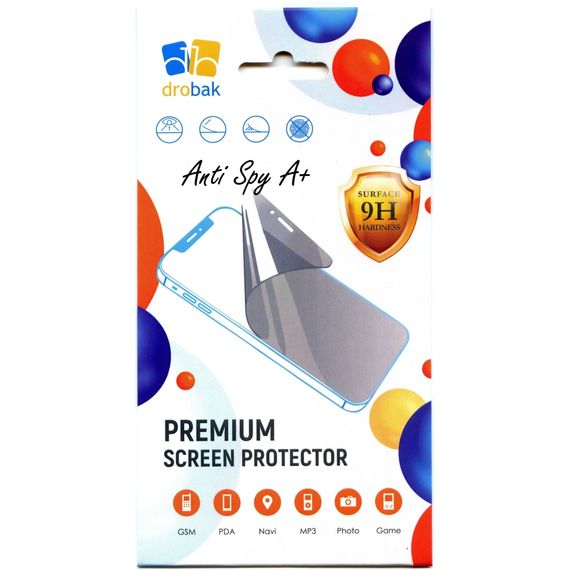 Скло захисне Drobak Anty Spy Samsung Galaxy S25 FE 5G Black (333319)