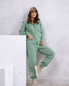 Спортивний костюм для жінок колір м'ятний розмір 5XL FI_005915