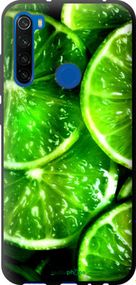 Чохол на Xiaomi Redmi Note 8T Зелені часточки лимона "852b-1818-2448"
