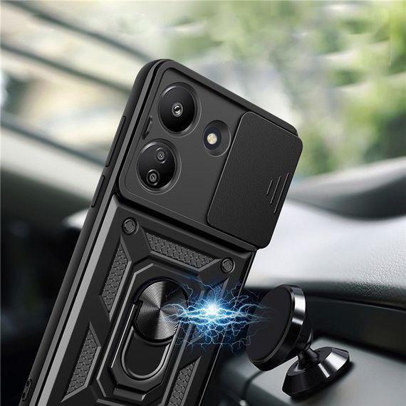 Чохол Defender з захистом камери для Xiaomi Redmi 13C / Poco C65 колір Синiй | Зображення 4