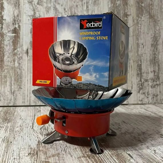 Газовая туристическая горелка (мини печка) с пьезоподжигом Edbird МА-200 | Зображення 1