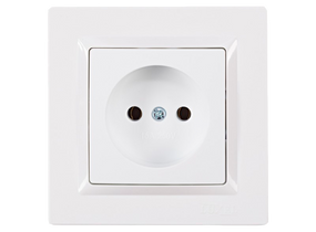 Розетка внутренняя 1-я без заземления (белая) IP20 Latina Ny95000052