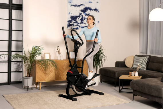 Орбитрек магнитный Hop-Sport HS-400B Icon черный | Зображення 1