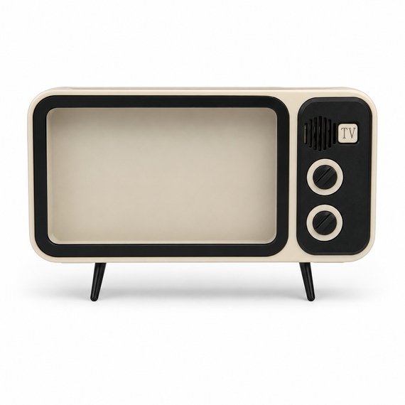 Bluetooth динамик «Retro TV» - Подставка для телефона с колонкой, Beige (Б/В) | Зображення 4