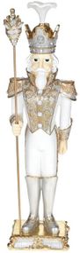 Фігура декоративна "Лускунчик" White&Gold 19х15.4х66.5см