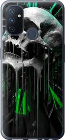 Чехол на OnePlus Nord N100 Череп-часы "4100u-2130-17620"