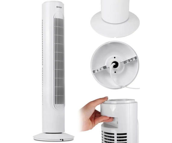 Вентилятор колонный напольный DOMOTEC MS-1627 45Вт Белый | Зображення 2