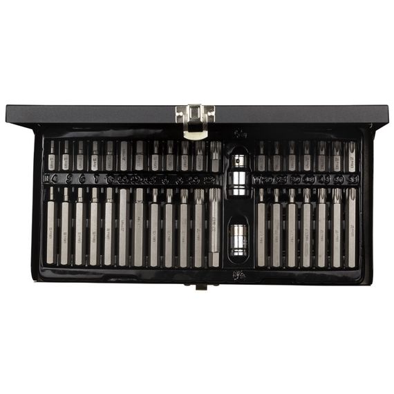 Набір біт Ultra HEX TORX Spline 10мм 40шт S2 (метал кейс) 4017092 | Зображення 1