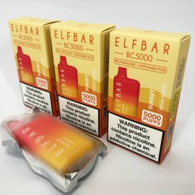 Elf Bar BC5000 смак Манго Персик (Sunset)