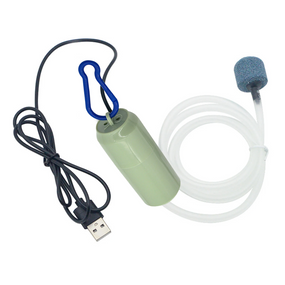 Мініатюрний кисневий компресор USB для акваріума green