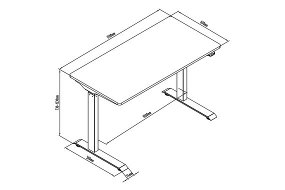 Стіл DIGITUS Electric Height Adjustable DA-90407 | Зображення 7