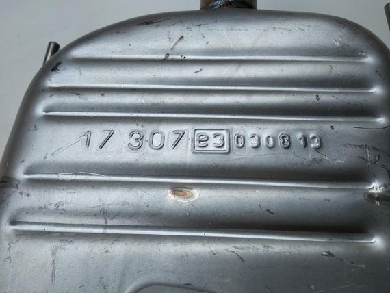 Глушник Astra H 1.8i 16V 03/04-, POLMO (17.307) (24423017) | Зображення 1