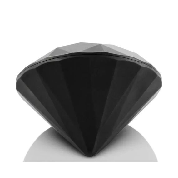 Вібратор для клітора Bijoux Indiscrets Diamond у формі діаманта, чорний, 6,5 см Sex Aura | Зображення 4