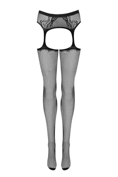 Garter S232 колготи чорні Obsessive | Зображення 1
