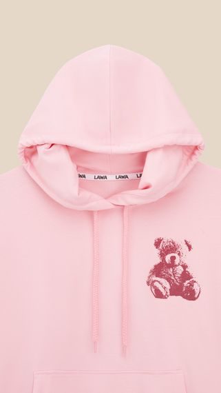 Худі з принтом для дівчинки LAWA P-GB02344 158 см Рожевий shop (2000999558887) | Зображення 1