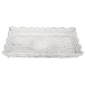 Блюдо для закусок Lirmartur стеклянное 28,6*16,5*3 см HP-YH-26