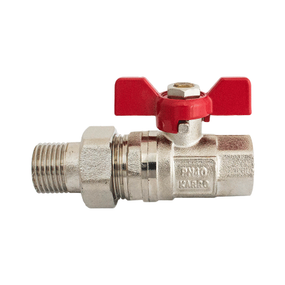Кран кульовий з американкою прямий Karro Standart+ 3/4” 8805