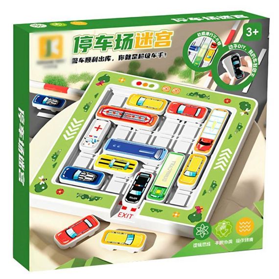 Портативна інтерактивна гра-лабіринт SHT KJ131-3 Move Car Parking Colorful | Зображення 3