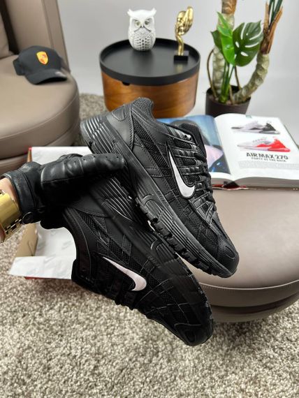 Чоловічі кросівки P-6000 M All Black White весна / літо / осінь A3912 | Зображення 4