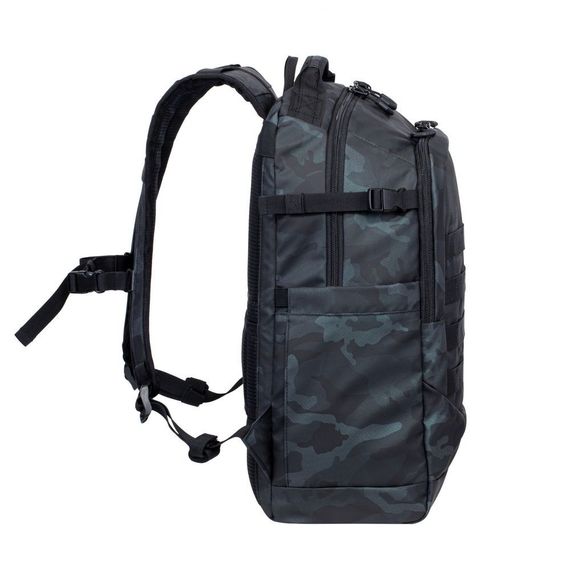 Рюкзак городской Rivacase 7631 navy camo 32х22х48 см темно-синий камуфляж | Зображення 7