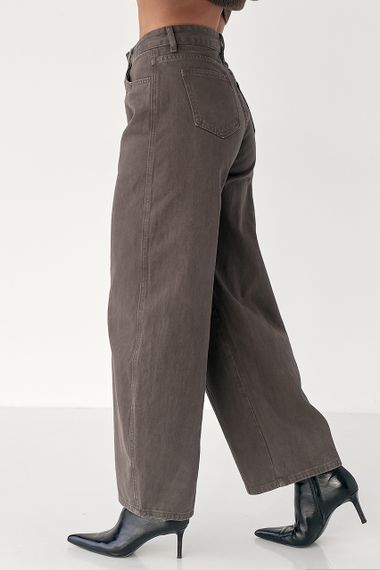 Котонові штани багі - темно-коричневий цвет, M (є розміри) | Зображення 4