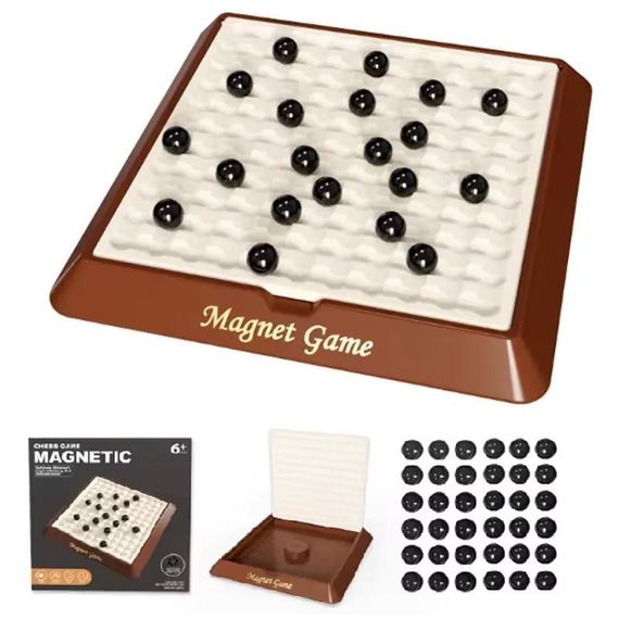 Настільна інтерактивна гра Ummi ME-189 Magnetic Chess Game Brown / White | Зображення 1