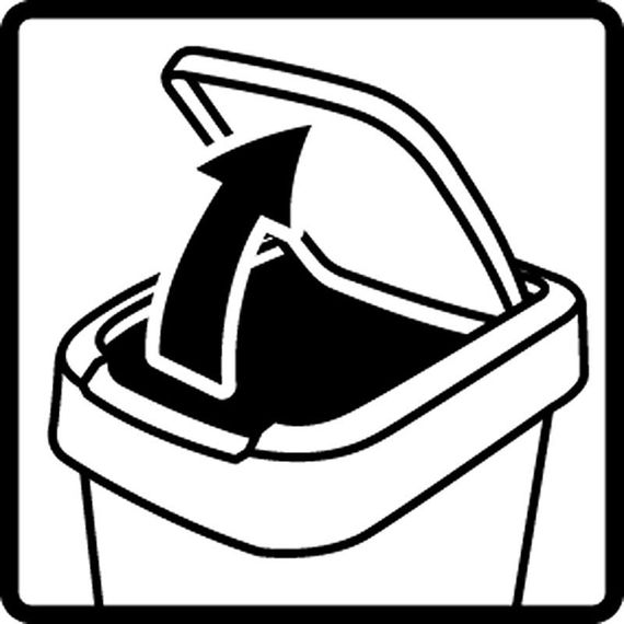 Контейнер для сміття Rotho (Рото) Art Twist 50 л (11677) Сріблястий | Зображення 6