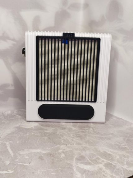 Настольная маникюрная вытяжка Simei 858-1 80W с многоразовым HEPA фильтром, белая | Зображення 2