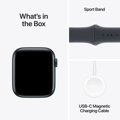Смарт-часы Apple Watch SE 2024 GPS 40mm Midnight Aluminium Case with Midnight Sport Band - M/L (MXE93QH/A) | Зображення 6