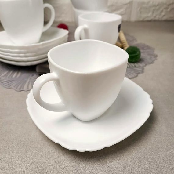 Чайный сервиз Luminarc Carine White Q0881, 12 предметов, на 6 персон | Зображення 4