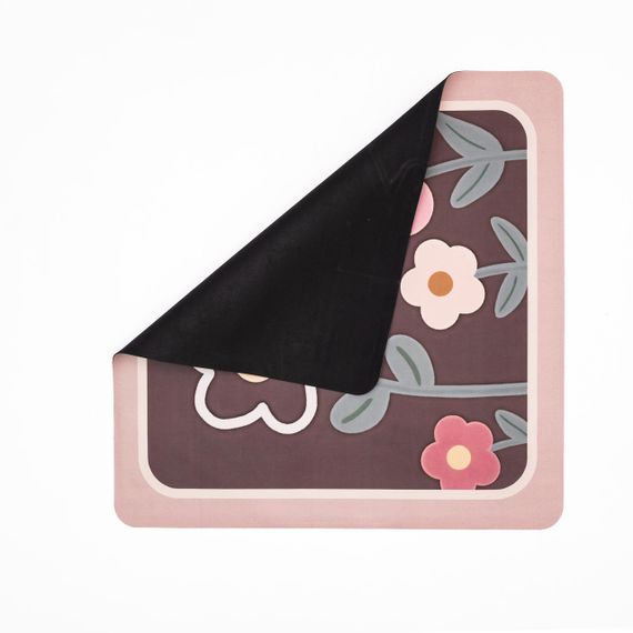 Захисний килимок для ванної кімнати діатомітовий вологоабсорбуючий 58*57 см HP-42-2BR | Зображення 1