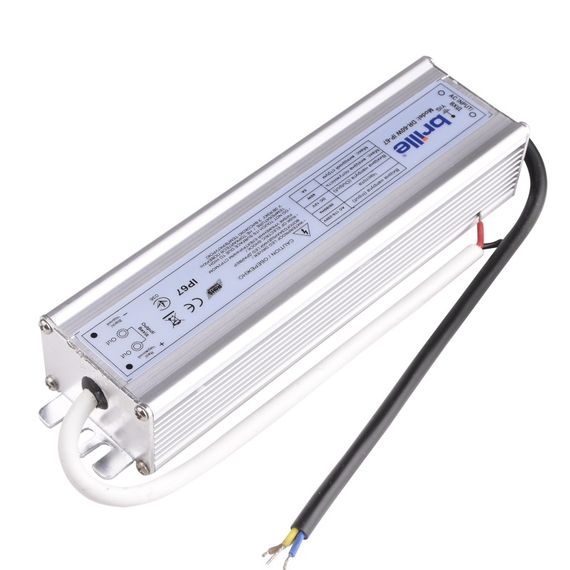 Блок питания влагозащищенный led DR-60W IP-67 AC 170-250V DC 12V | Зображення 1
