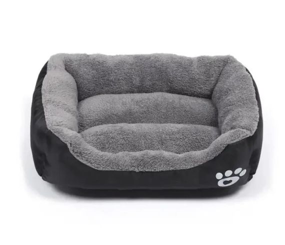 Лежанка - пуфик для кошек и собак Черная S(40*25) | Зображення 9