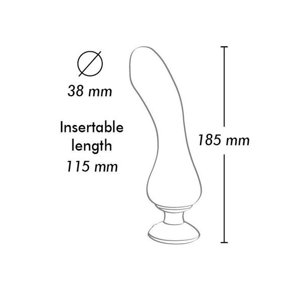 Вібратор для точки G Shunga Sanya Raspberry, гнучкий стовбур sexstyle | Зображення 2
