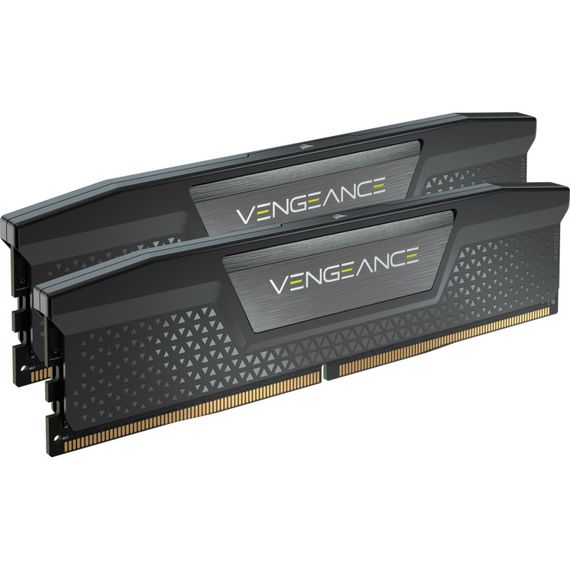 Модуль пам'яті для комп'ютера DDR5 96GB (2x48GB) 6400 MHz Vengeance Black Corsair (CMK96GX5M2B6400C32) | Зображення 1